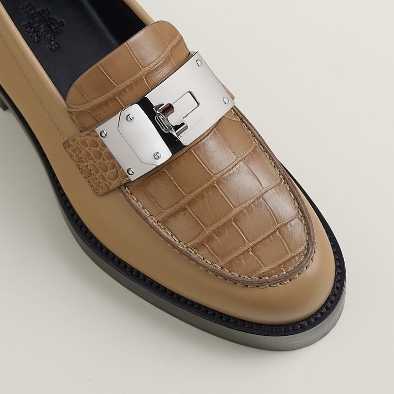 モカシン 《ホット》 - ベージュ | Hermès - エルメス-公式サイト